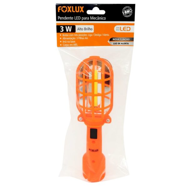 Pendente Led Para Mecanico 3w - Foxlux