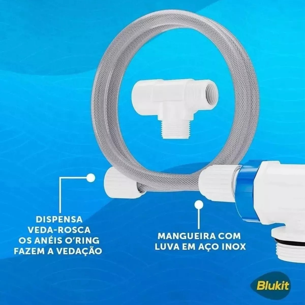 VALVÚLA ALTERNADORA PRESSÃO DUCHÃO P/CX DAGUA - BLUKIT