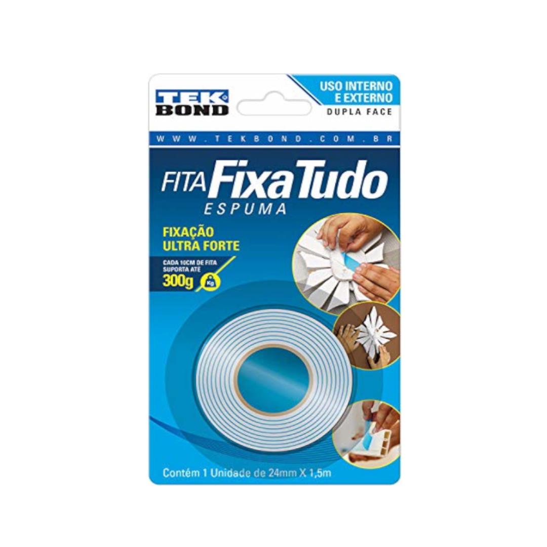 FITA DUPLA FACE TEKBOND ESPUMA 24MMX1,5