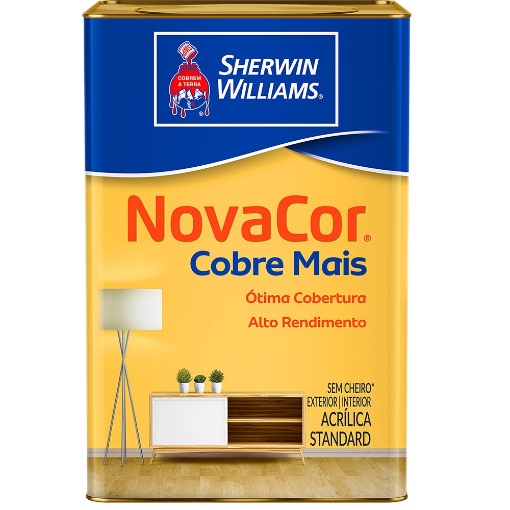 Tinta Acrílica NovaCor Cobre Mais 18 Litros - Sherwin Williams