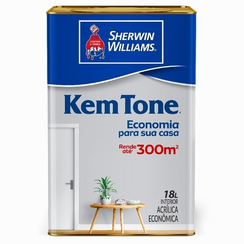 Tinta Acrílica Kem Tone 18 Litros - Sherwin Williams - Cores